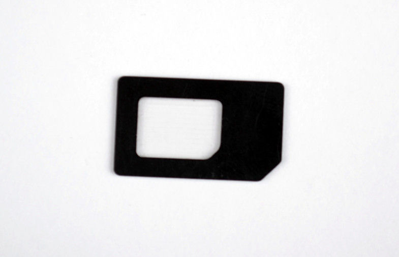 สีดำ iPhone 5 นาโนซิมอะแดปเตอร์พร้อมนาโน 4FF - 3FF