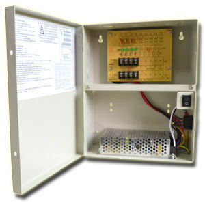 4Way 5A กล้องวงจรปิดรักษาความปลอดภัยเพาเวอร์ซัพพลาย 12V CE FCC สำหรับ PTZ / DVR / LED Dricer