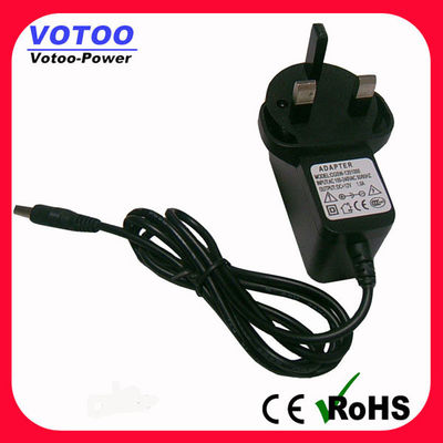 ที่มีประสิทธิภาพสูง 9W 9V 1A Wall Mount อะแดปเตอร์สำหรับเครื่องเล่นดีวีดี, 50-60Hz