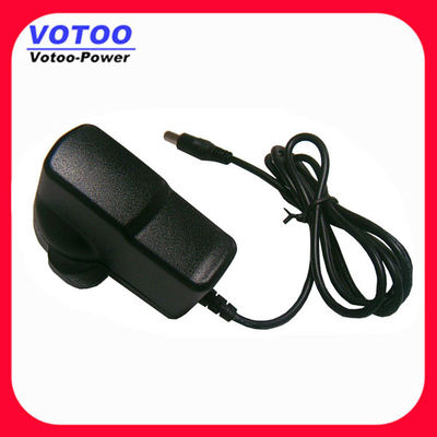 ที่มีประสิทธิภาพสูง 9W 9V 1A Wall Mount อะแดปเตอร์สำหรับเครื่องเล่นดีวีดี, 50-60Hz