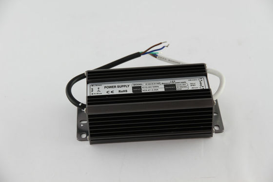 1500mA 50 วัตต์สีดำคงที่ในปัจจุบัน LED พลาสติกกรณีขับ 36V LED Driver พาวเวอร์ซัพพลาย
