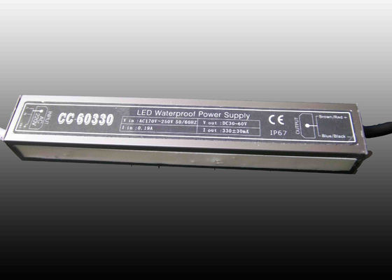 DC 30V - 60V 330mA แหล่งจ่ายไฟ LED กระแสไฟสลับสำหรับ LED Downlight กลางแจ้ง