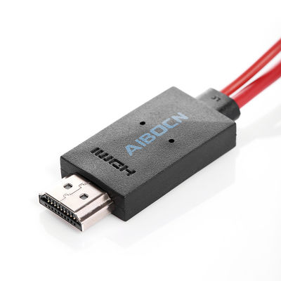 6.5 ฟุต MHL 11 Pin Micro USB เพื่อ HDMI Adapter เคเบิ้ล 1080P HDTV สำหรับ Samsung