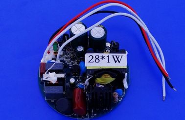 1.28A Led ไดร์เวอร์คงที่ในปัจจุบัน, แหล่งจ่ายไฟ Led สำหรับ 28w E40 / E27 โคมไฟ
