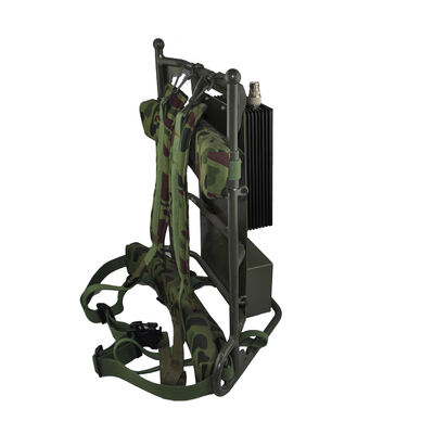 Manpack Mobile COFDM เครื่องส่งสัญญาณวิดีโอ, กระเป๋าเป้สะพายหลังทหารแบบไร้สายขนาด 5 ~ 8 วัตต์