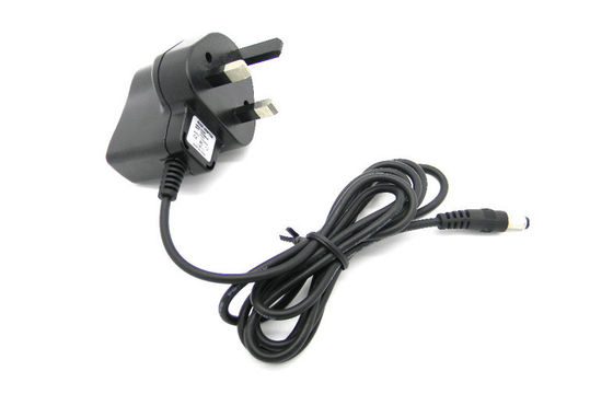 DC6V 500mA Switching Wall Mount Power Adapter Over Voltage With UK Plug