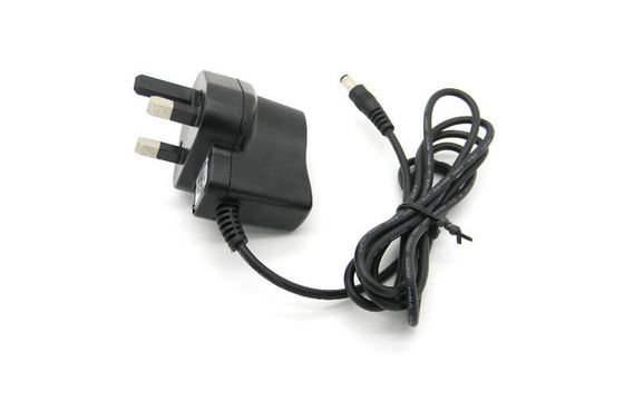 DC6V 500mA Switching Wall Mount Power Adapter Over Voltage With UK Plug