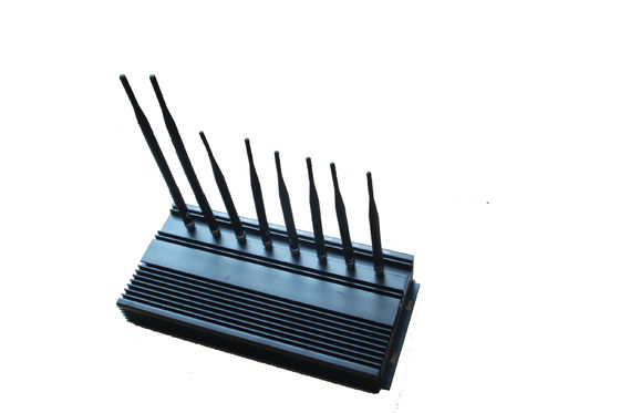 35dBm 4G WIFI Jammer / Blocker พลังงานสูง EST-808N3 สำหรับทหาร, Black