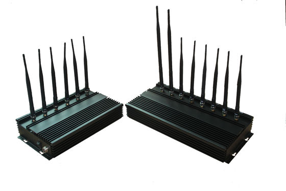 35dBm 4G WIFI Jammer / Blocker พลังงานสูง EST-808N3 สำหรับทหาร, Black