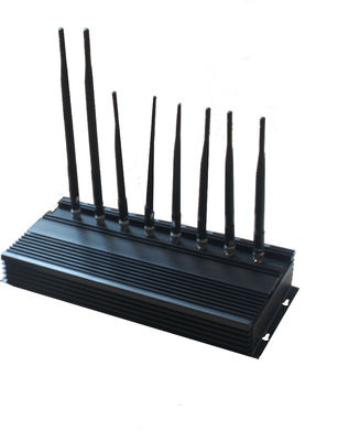 35dBm 4G WIFI Jammer / Blocker พลังงานสูง EST-808N3 สำหรับทหาร, Black