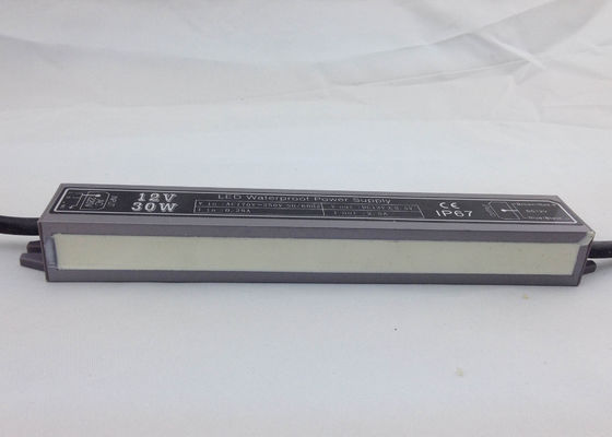 แหล่งจ่ายไฟ LED กำลังไฟ 30 วัตต์คงที่ 12VDC / DC 24V สำหรับไฟ LED Pixel